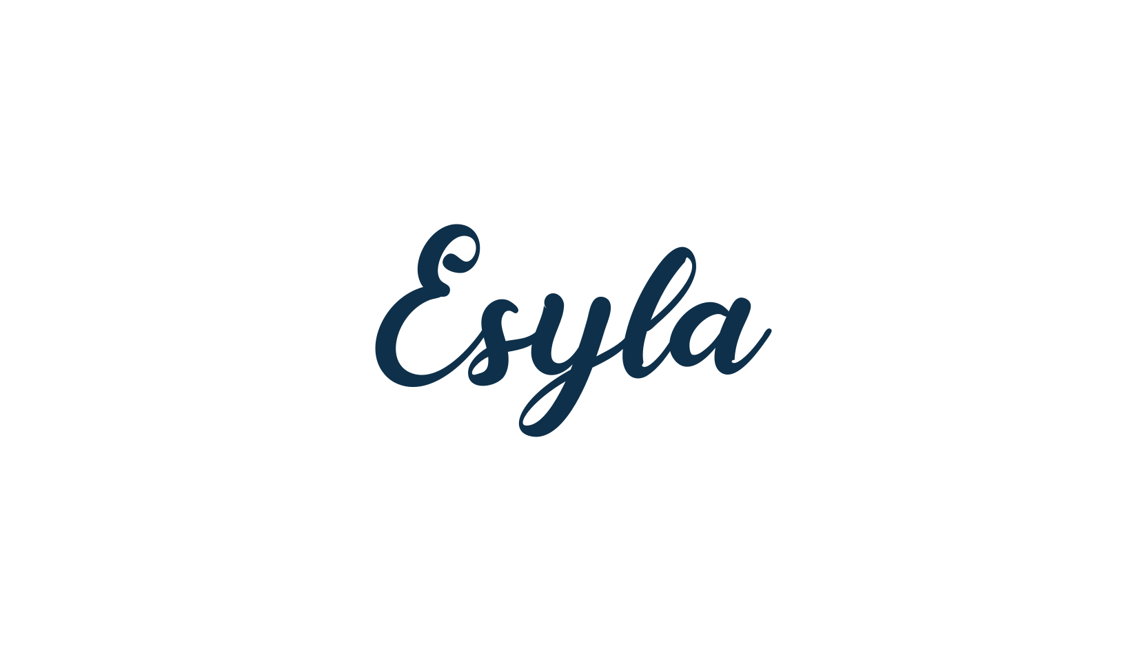 Esyla, calligraphy font preview