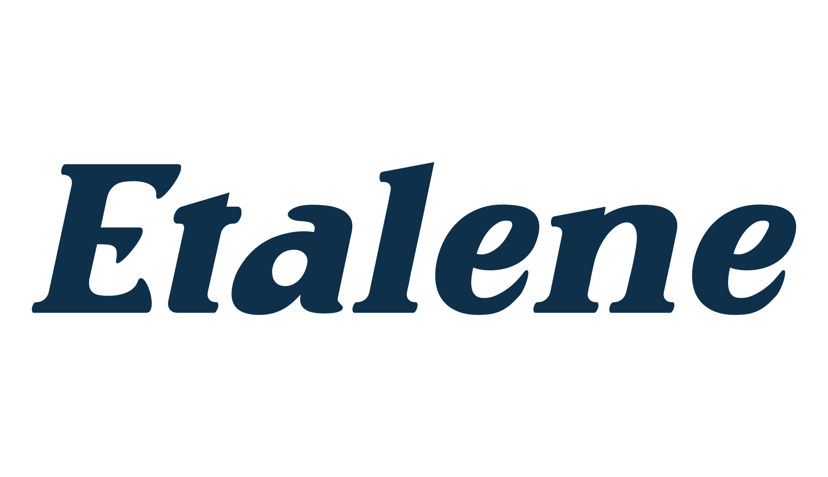 Etalene, basic serif font preview