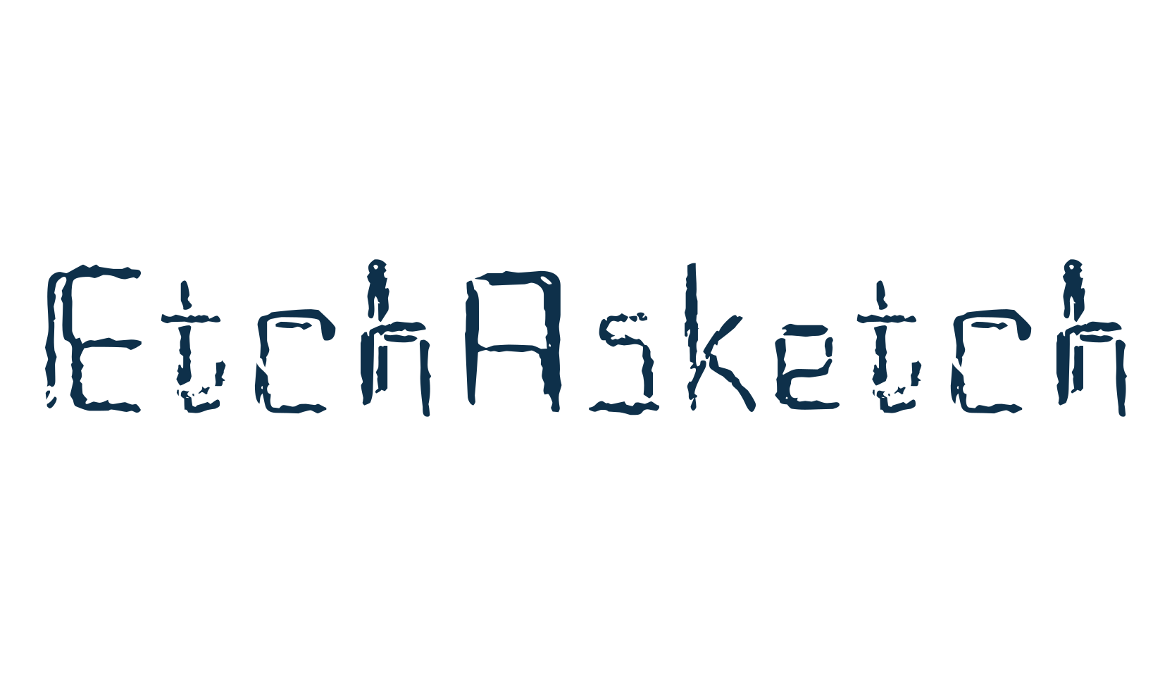 EtchAsketch, distorted font preview