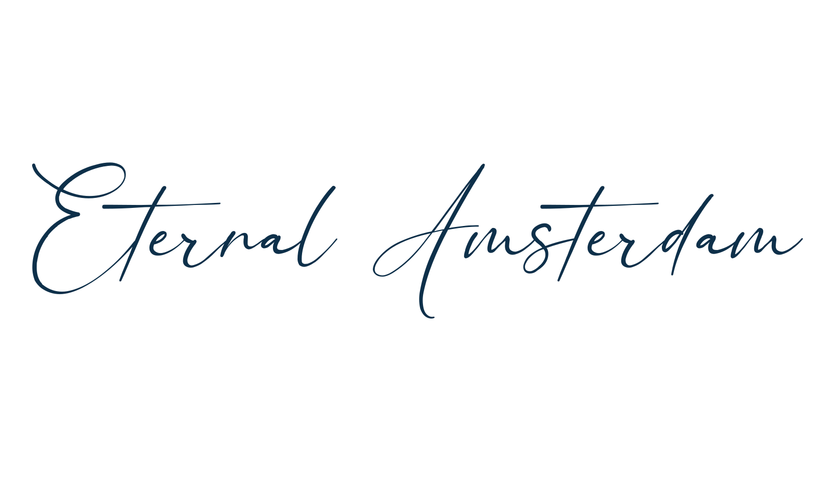 Eternal Amsterdam, handwriting font preview