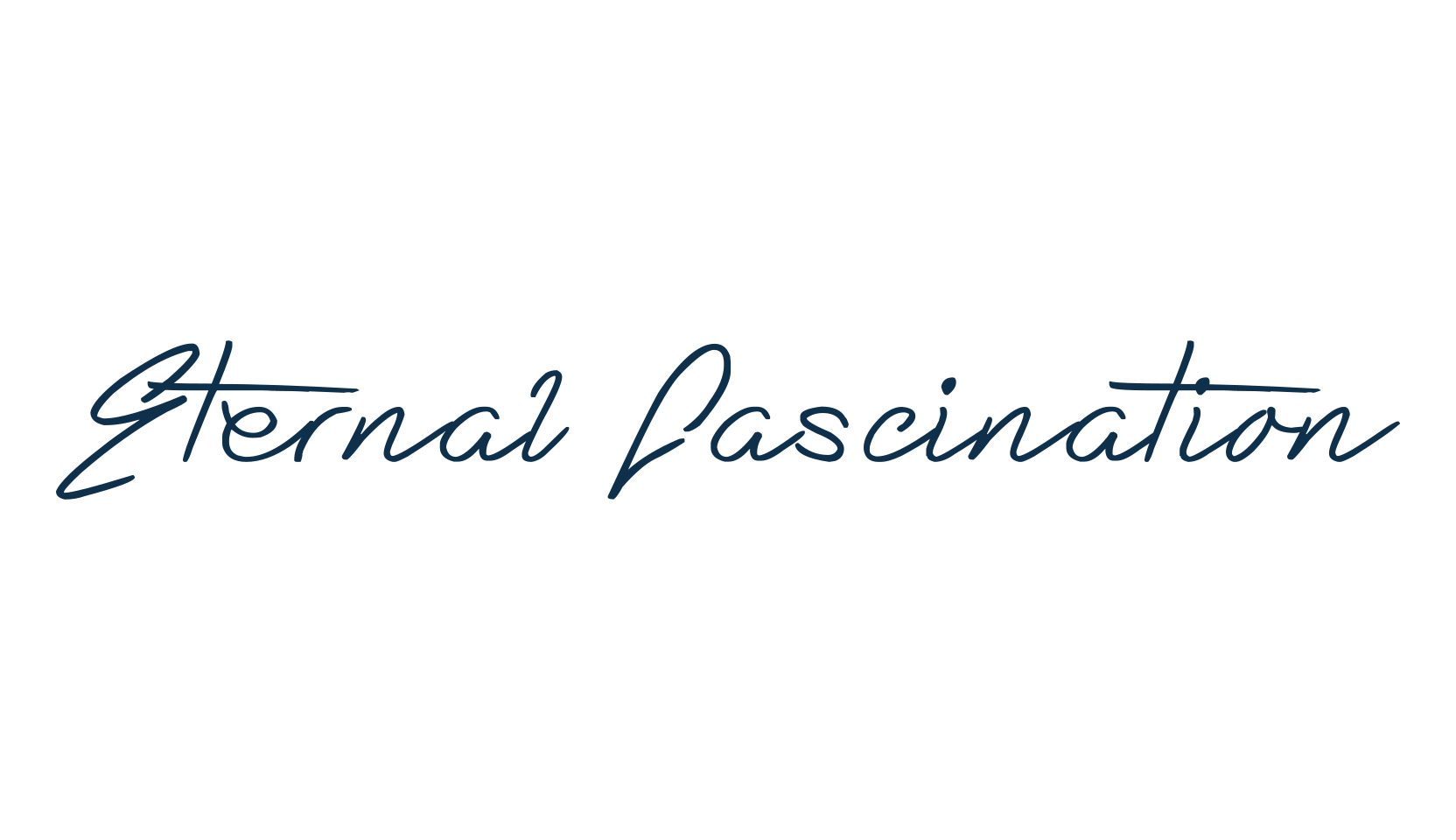 Eternal Fascination, handwriting font preview