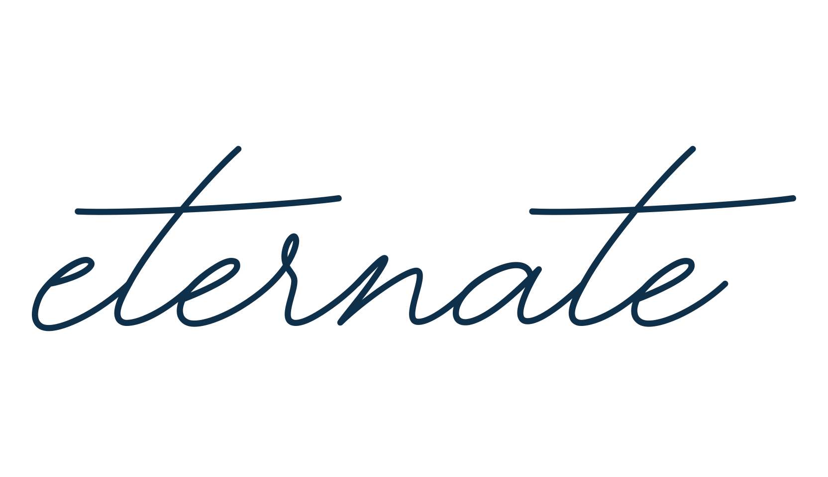 Eternate, handwriting font preview