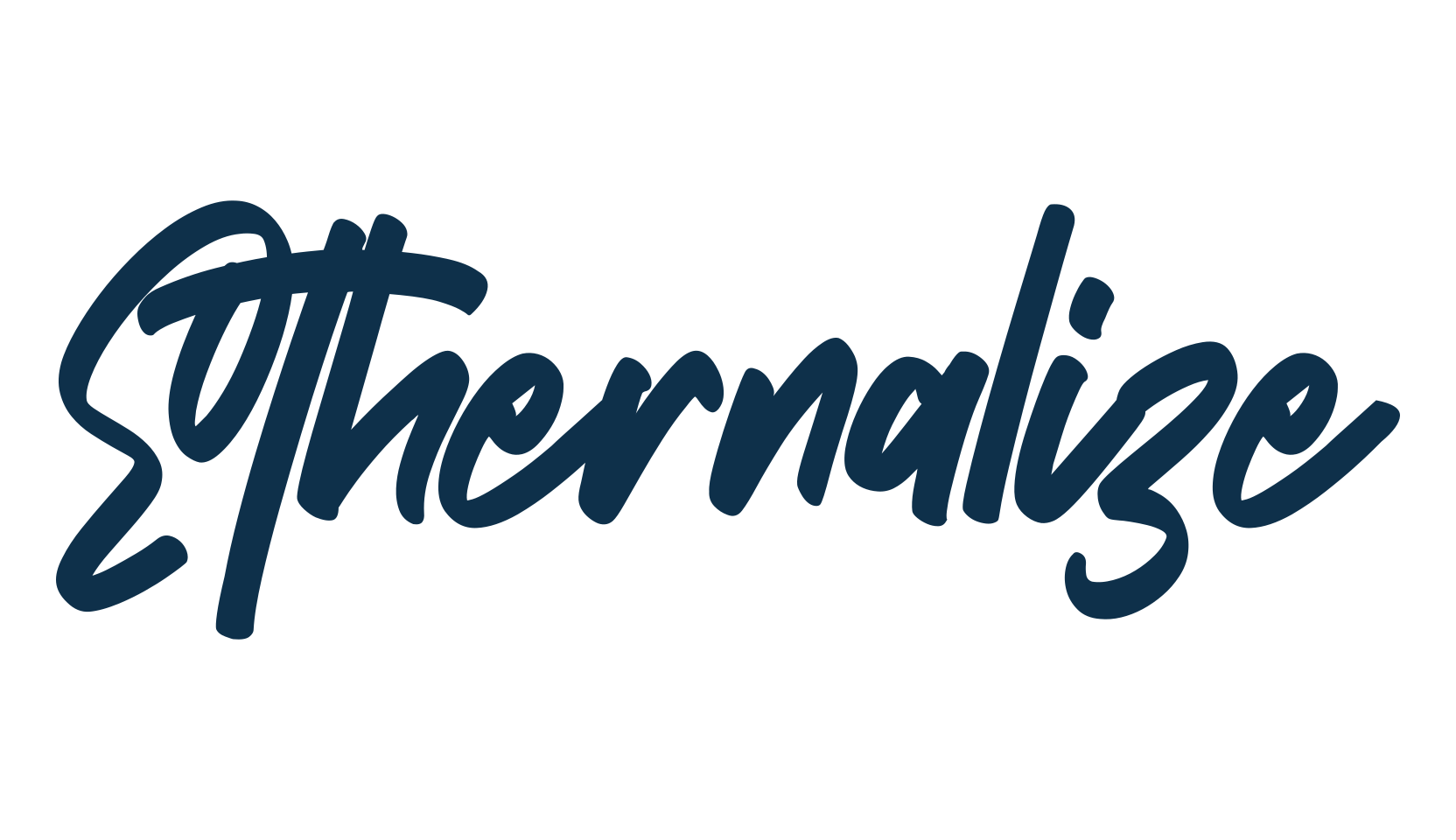 Ethernalize, script handwritten fancy decorative calligraphy font preview