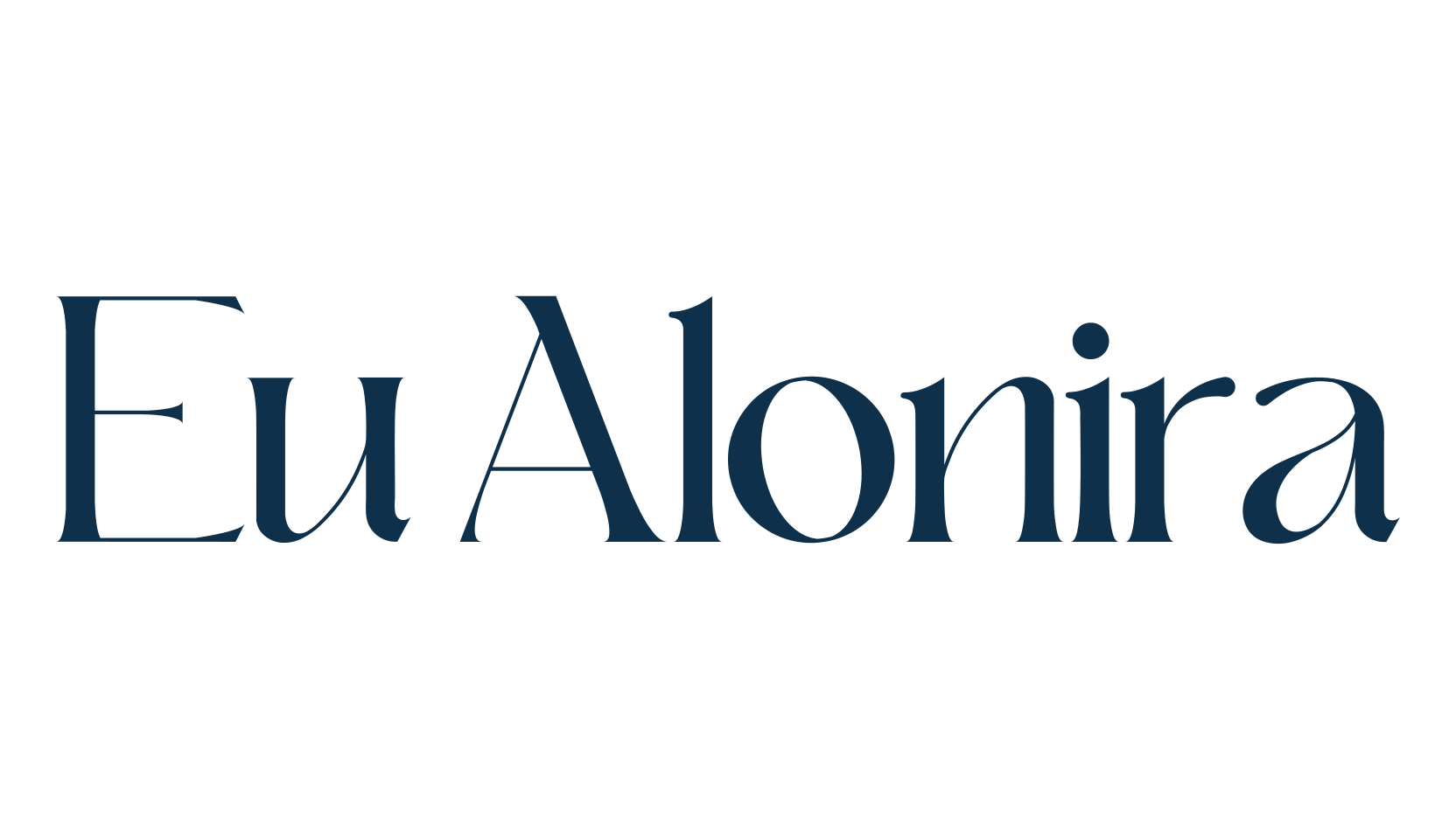 Eu Alonira, basic serif font preview