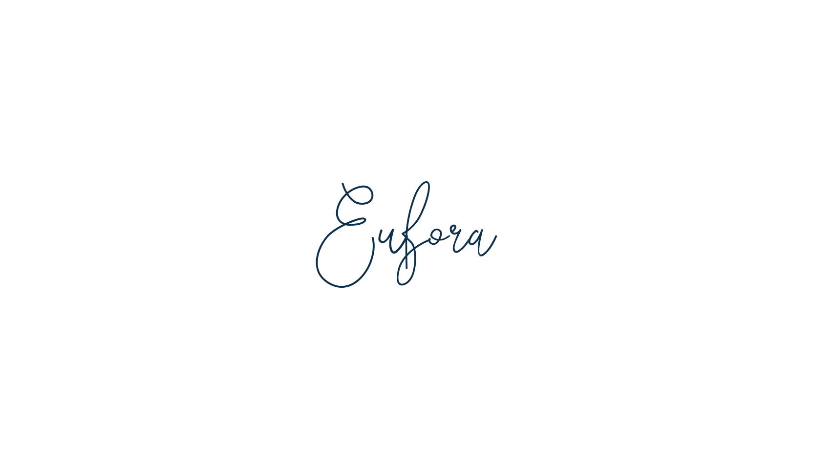 Eufora, script handwritten fancy decorative calligraphy font preview