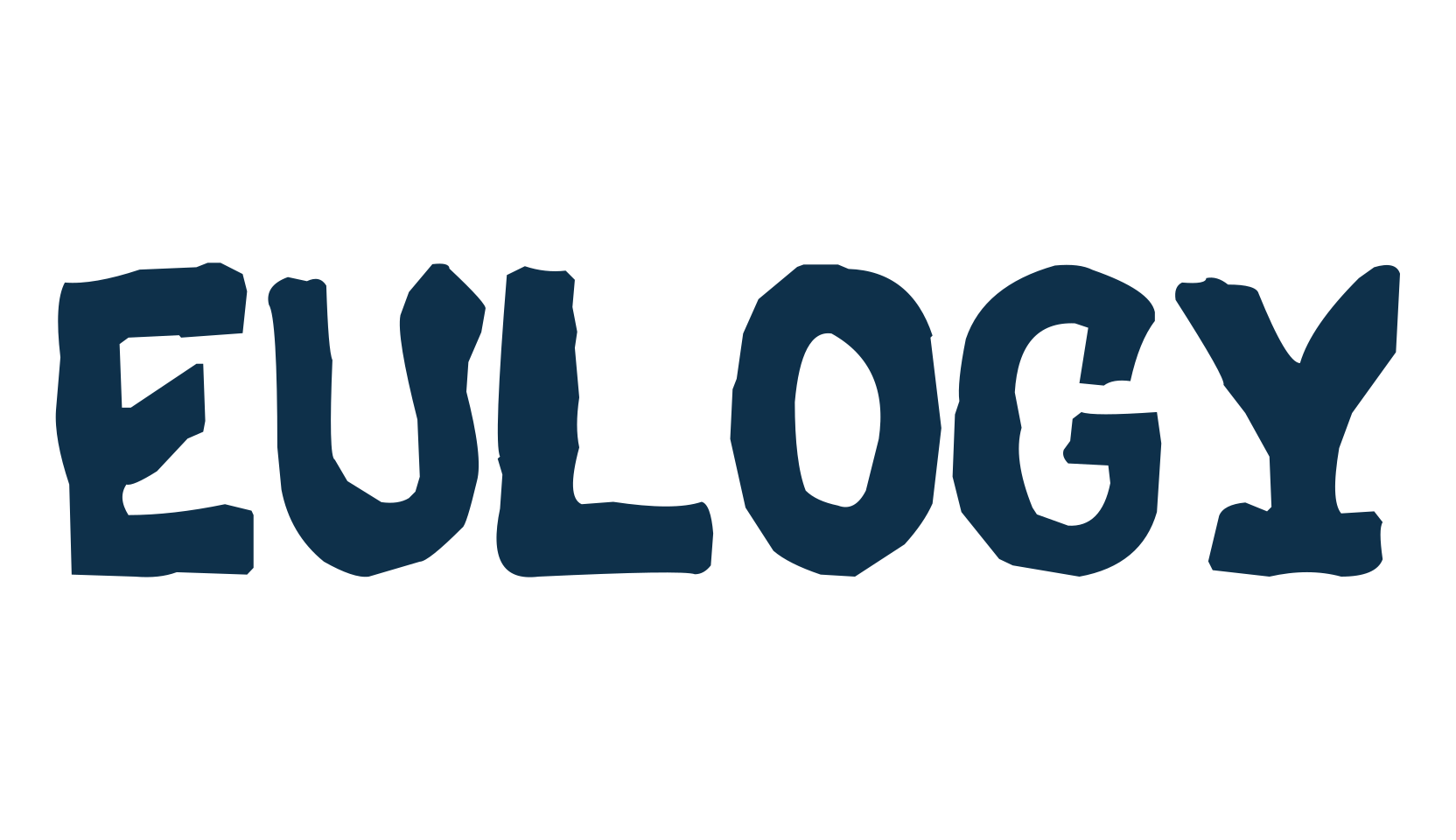 Eulogy (eulogy), fancy various decorative font preview