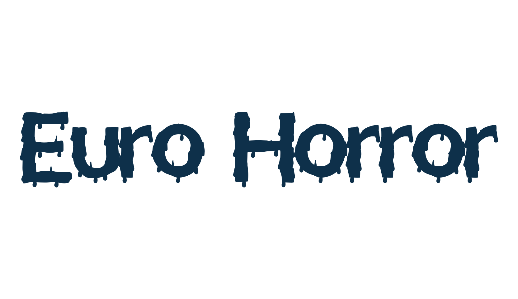 Euro Horror, holiday halloween fancy decorative horror font preview