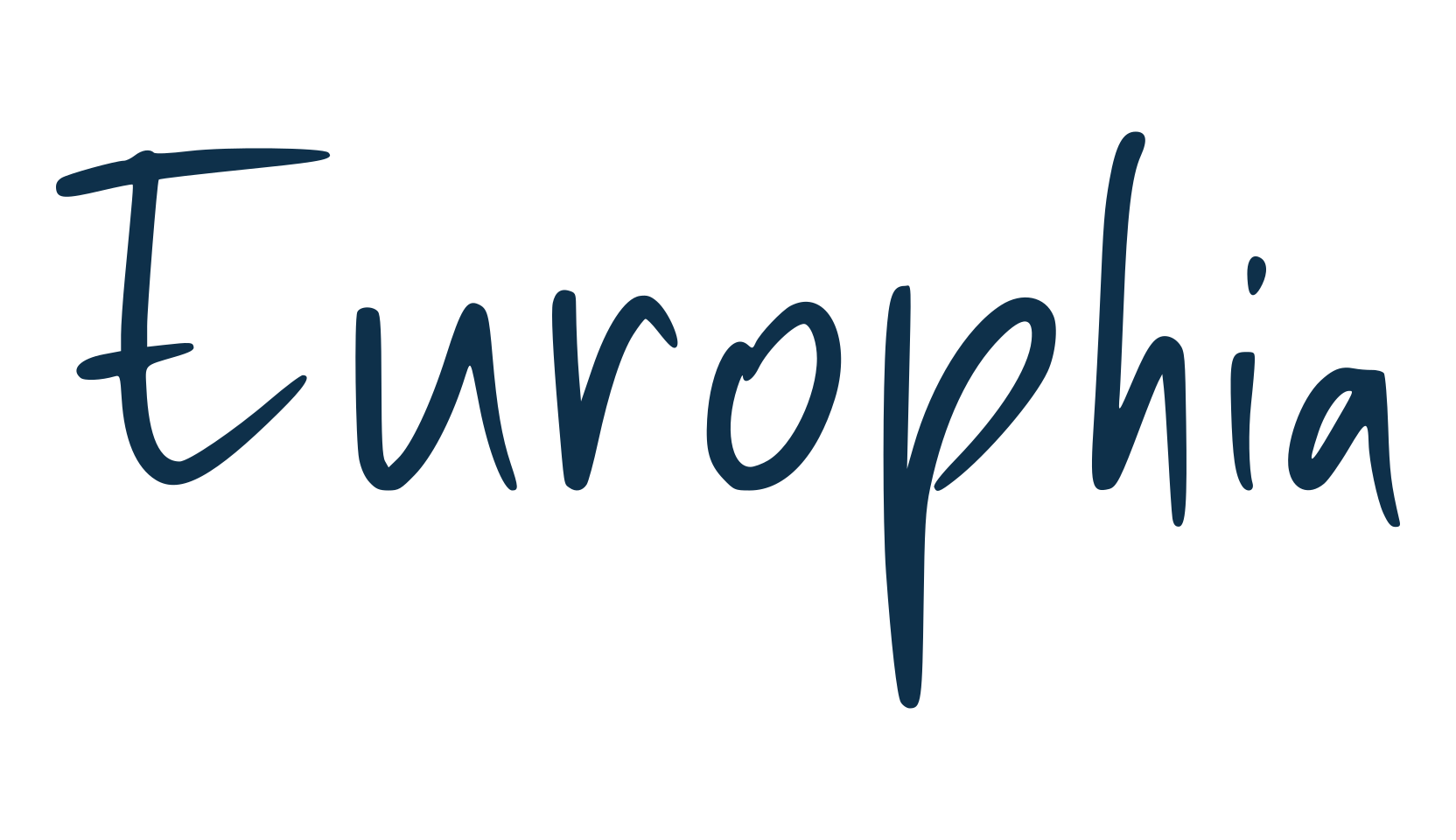 Europhia, handwriting font preview