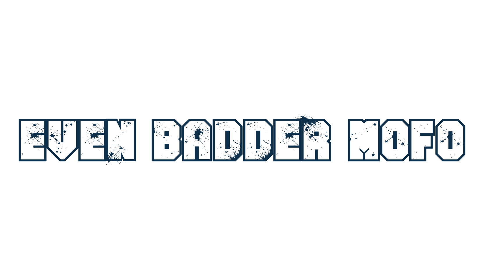 Even Badder Mofo, fancy decorative font preview