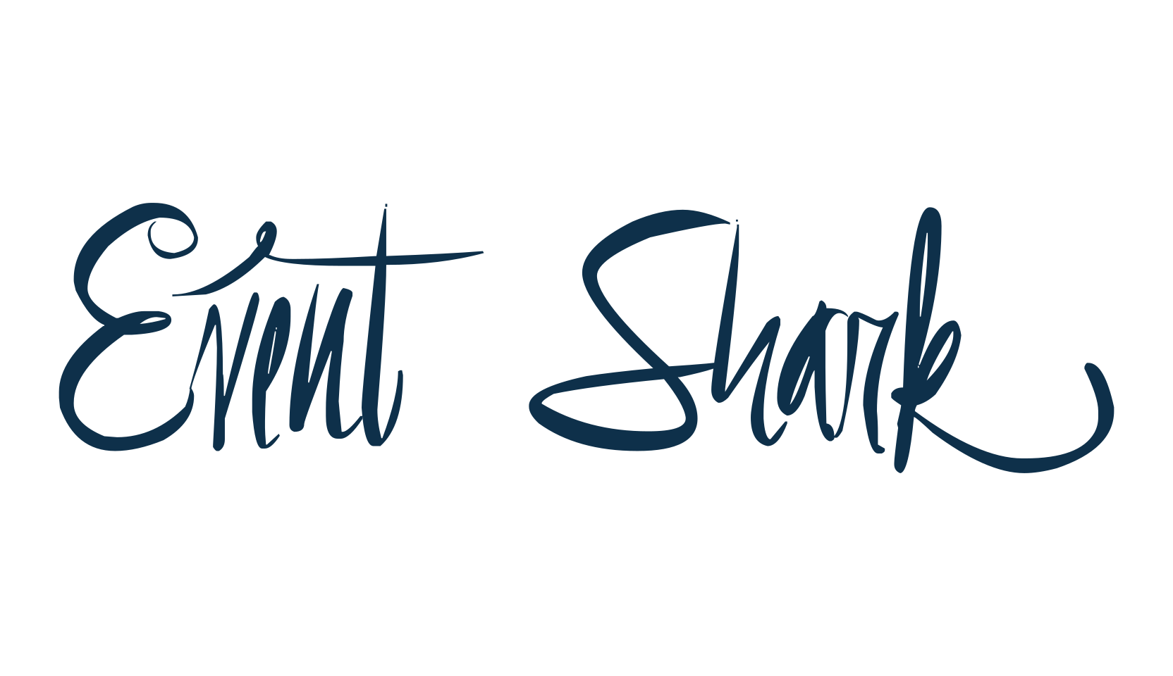 Event Shark, handwriting font preview