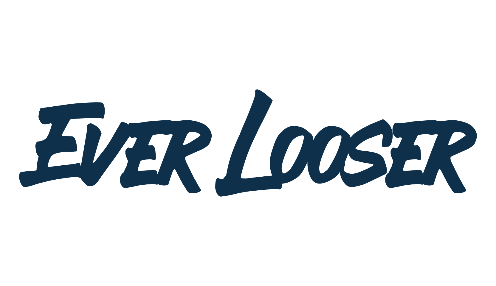 Ever Looser, brush font preview
