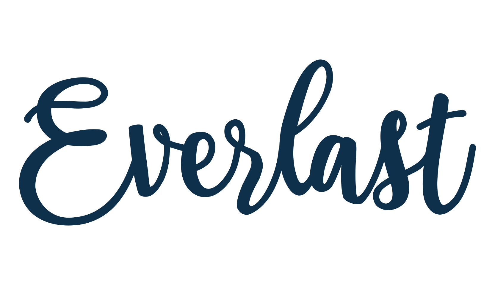 Everlast, script handwritten fancy decorative calligraphy font preview