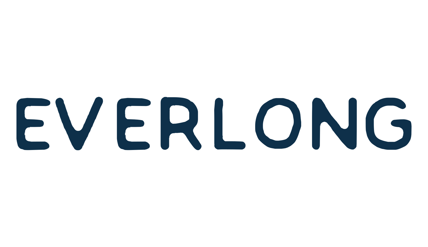 Everlong, handwriting font preview