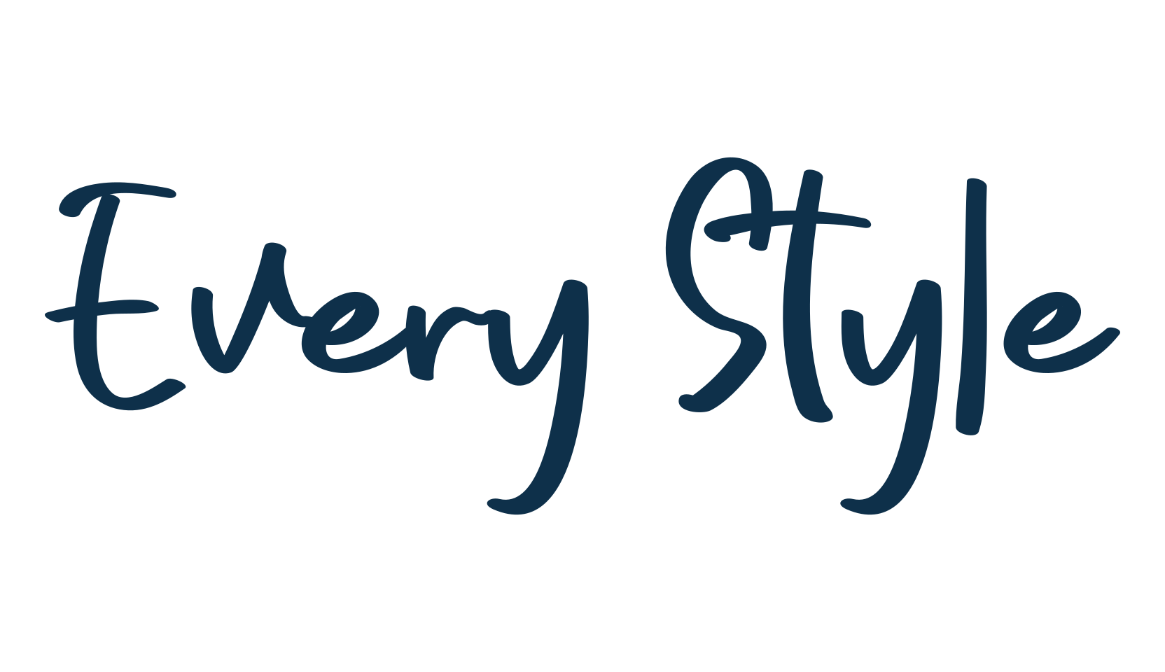 Every Style, handwriting font preview