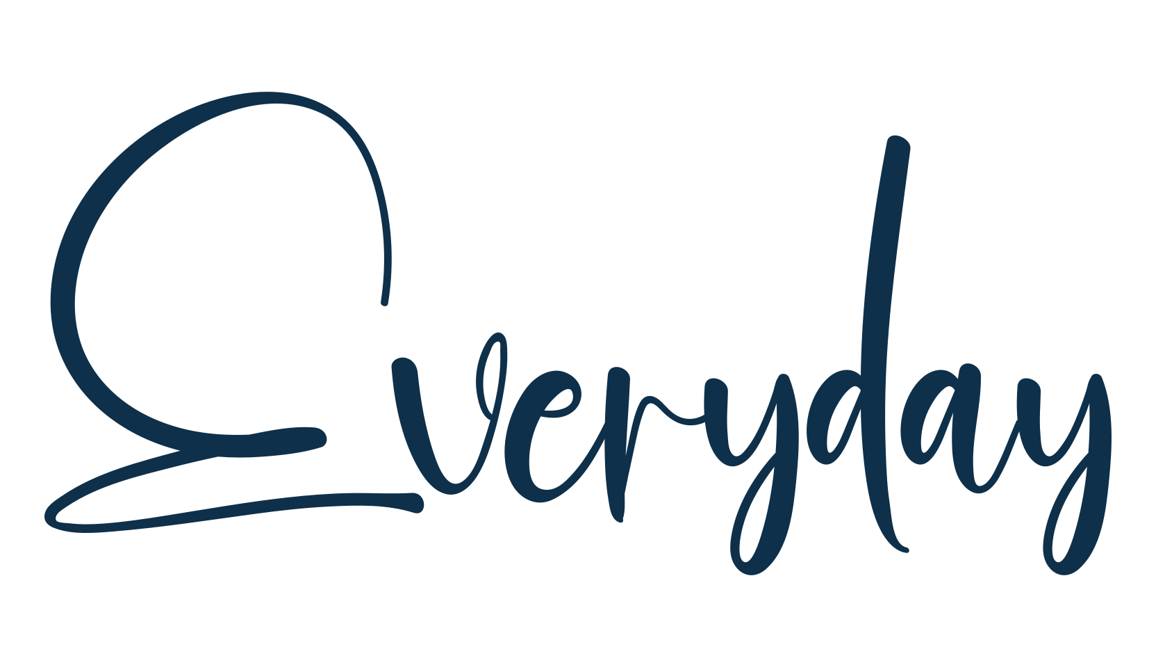 Everyday (everyday-2), handwriting font preview