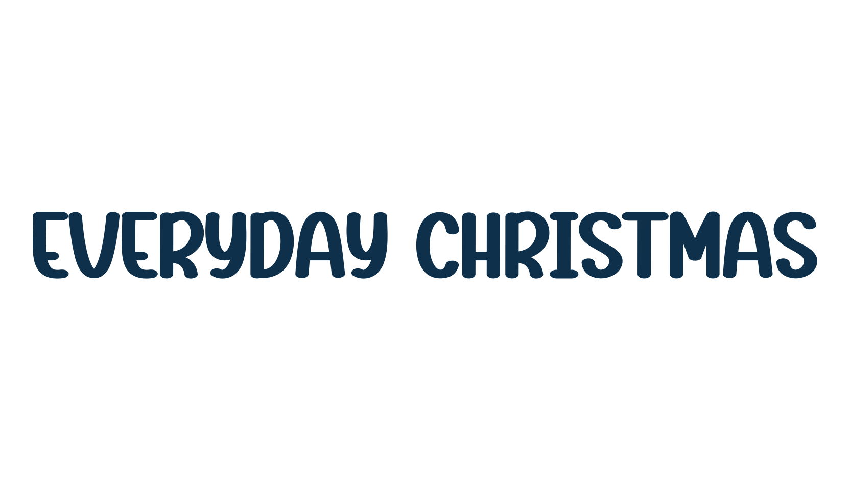 Everyday Christmas, fancy various decorative script calligraphy font preview
