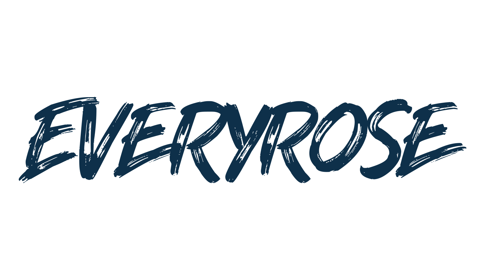 Everyrose, brush font preview