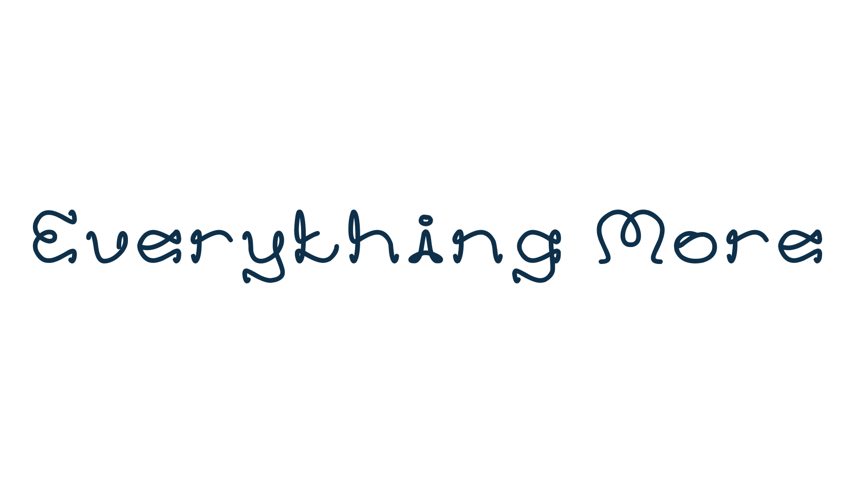 Everything More, display market font preview