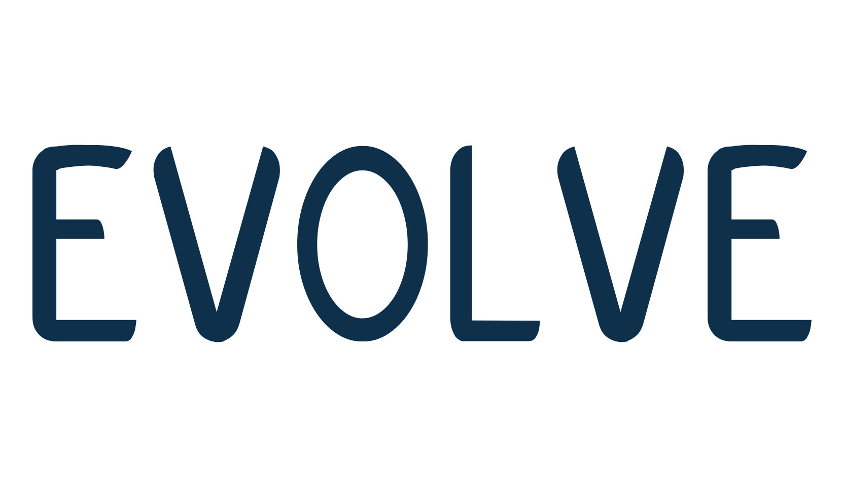 Evolve, basic sans serif font preview