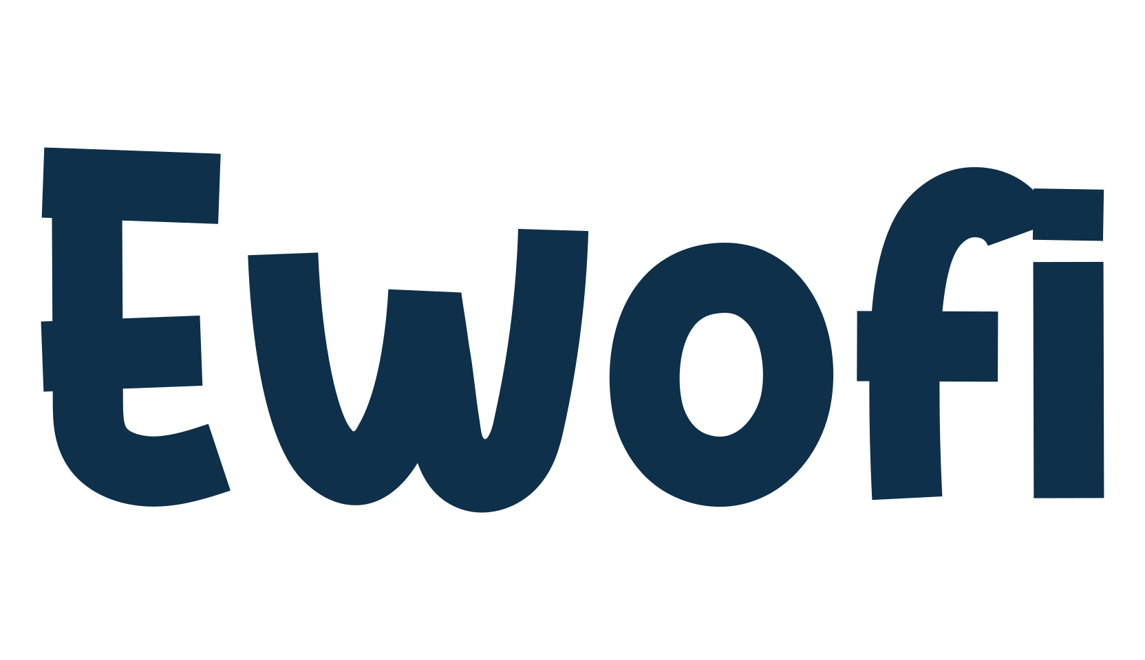 Ewofi, fancy cartoon decorative font preview