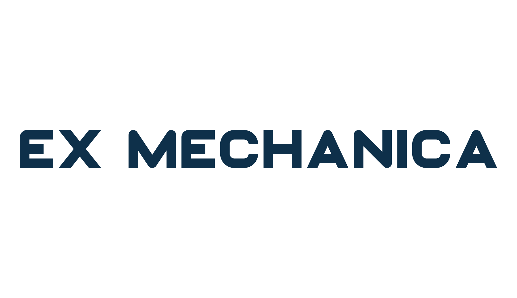 Ex Mechanica, basic sans serif font preview