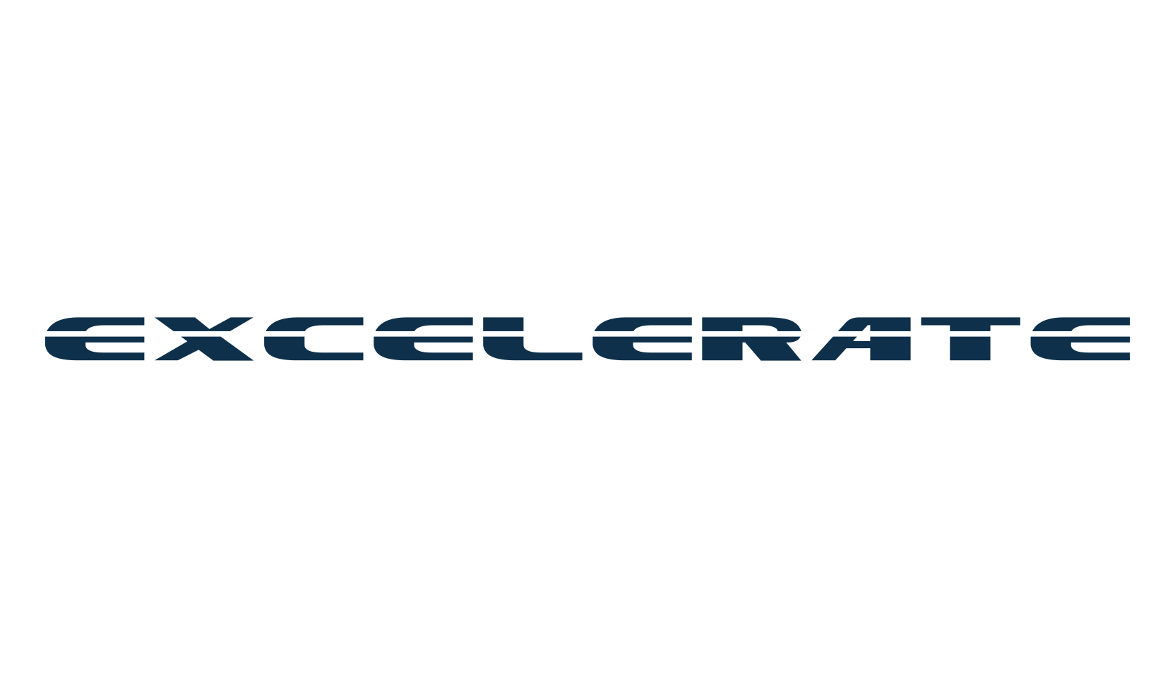 Excelerate, techno sci-fi font preview