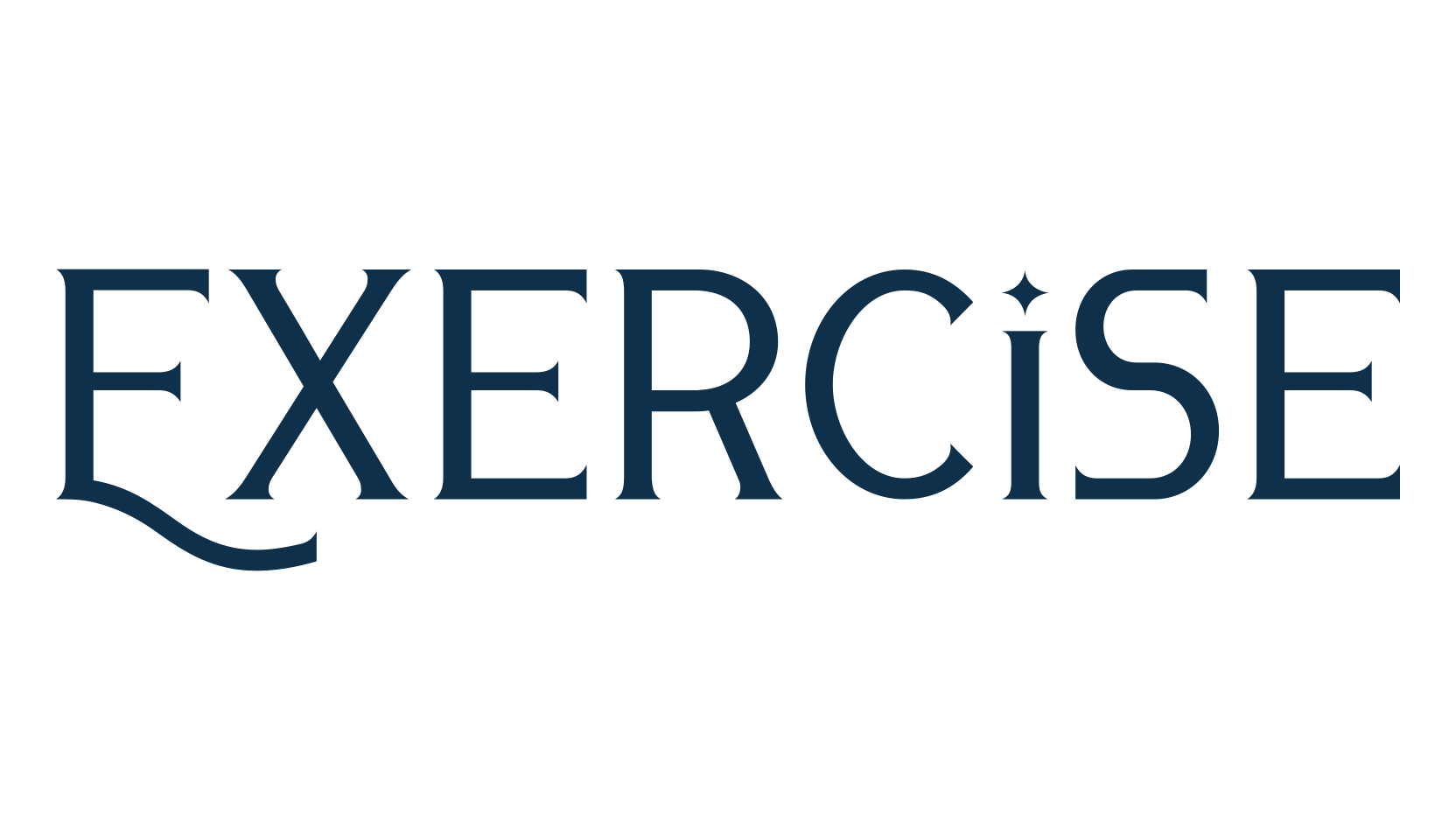 Exercise, retro font preview