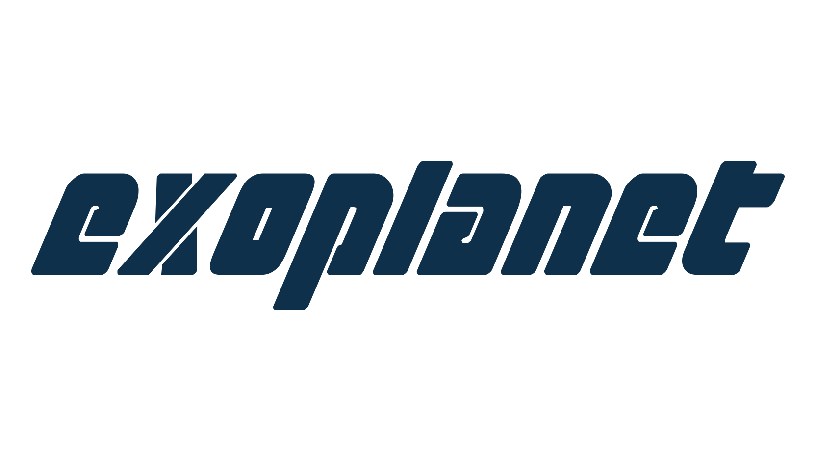 Exoplanet, sci-fi font preview