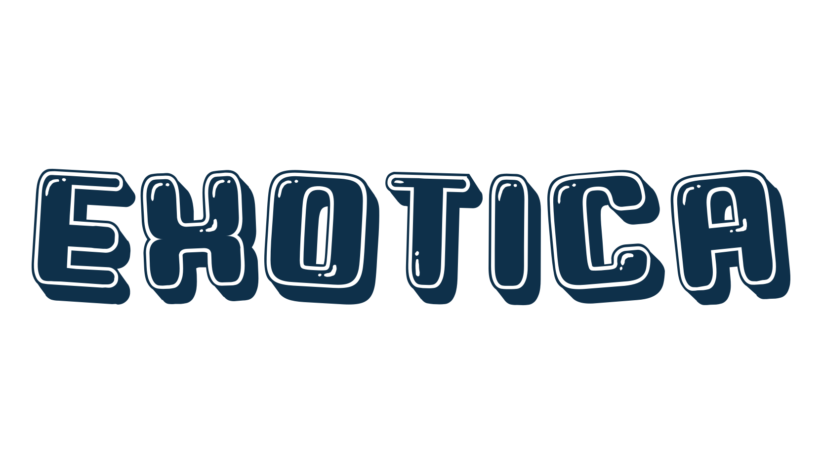 Exotica, groovy font preview