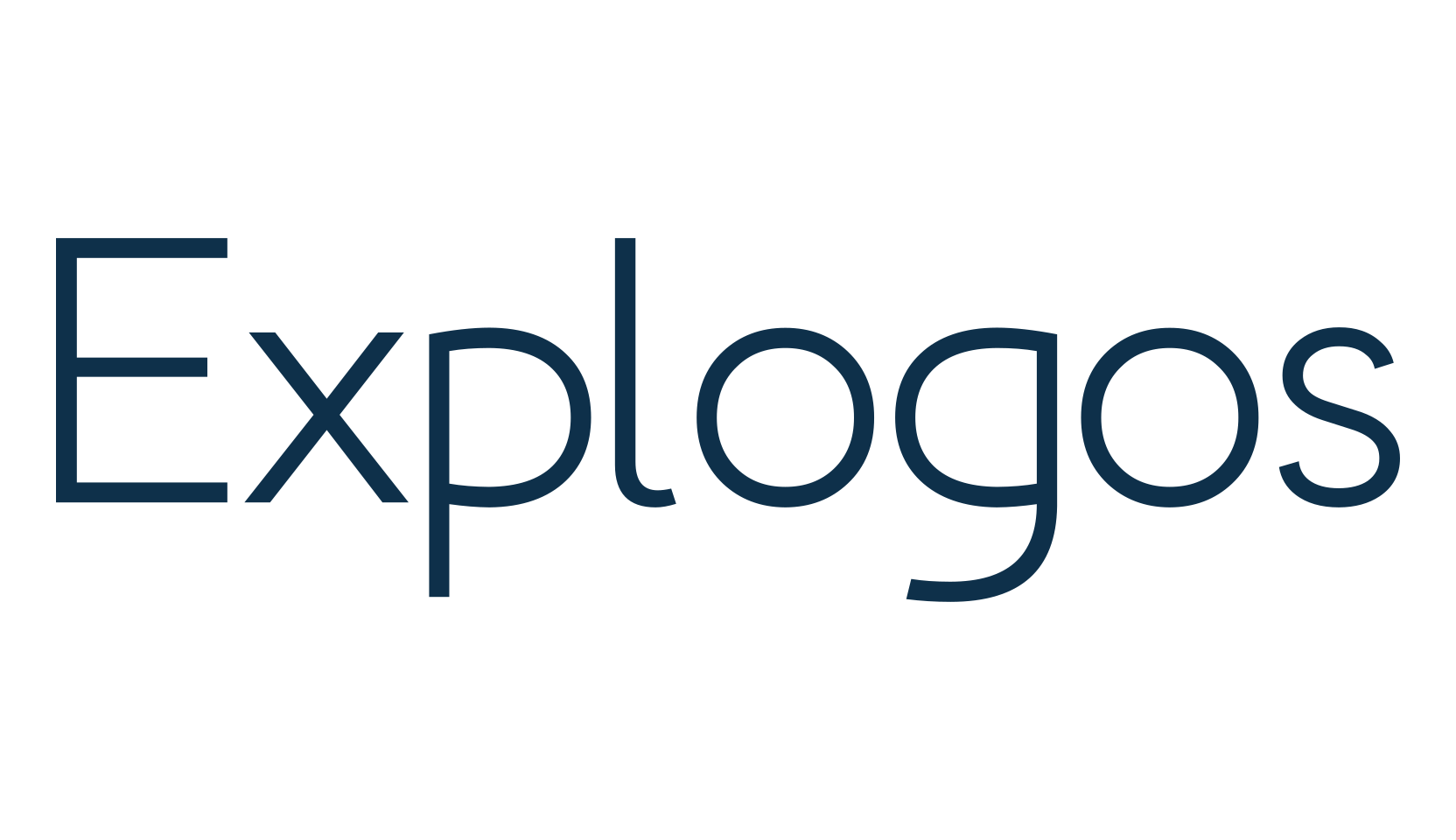 Explogos, basic sans serif font preview