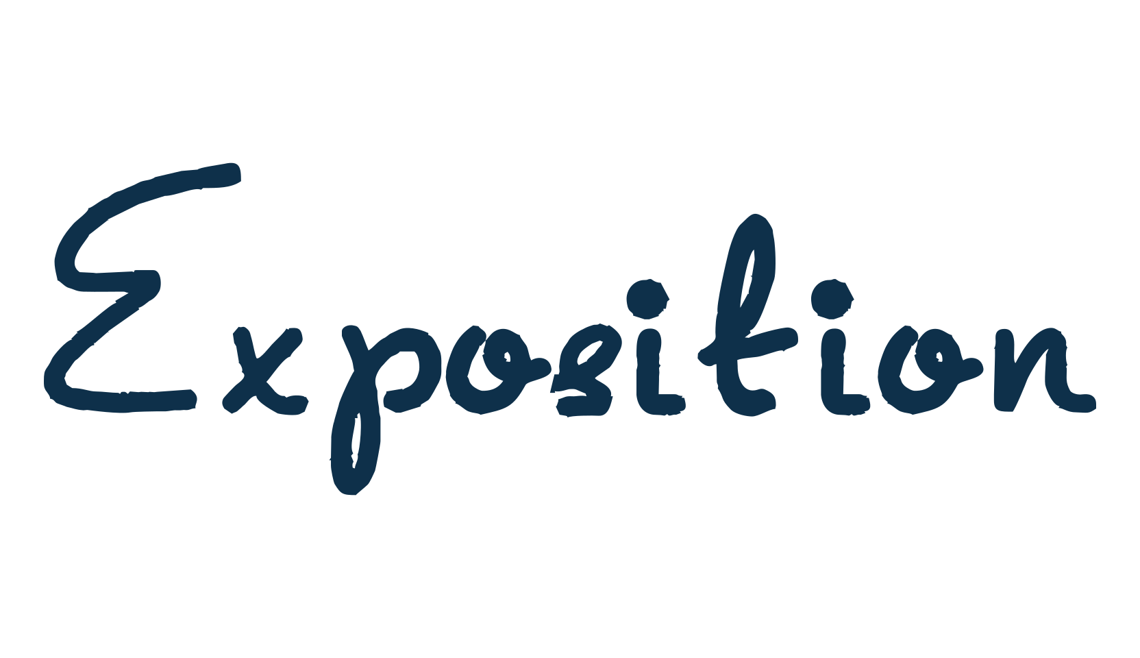 Exposition, fancy decorative font preview