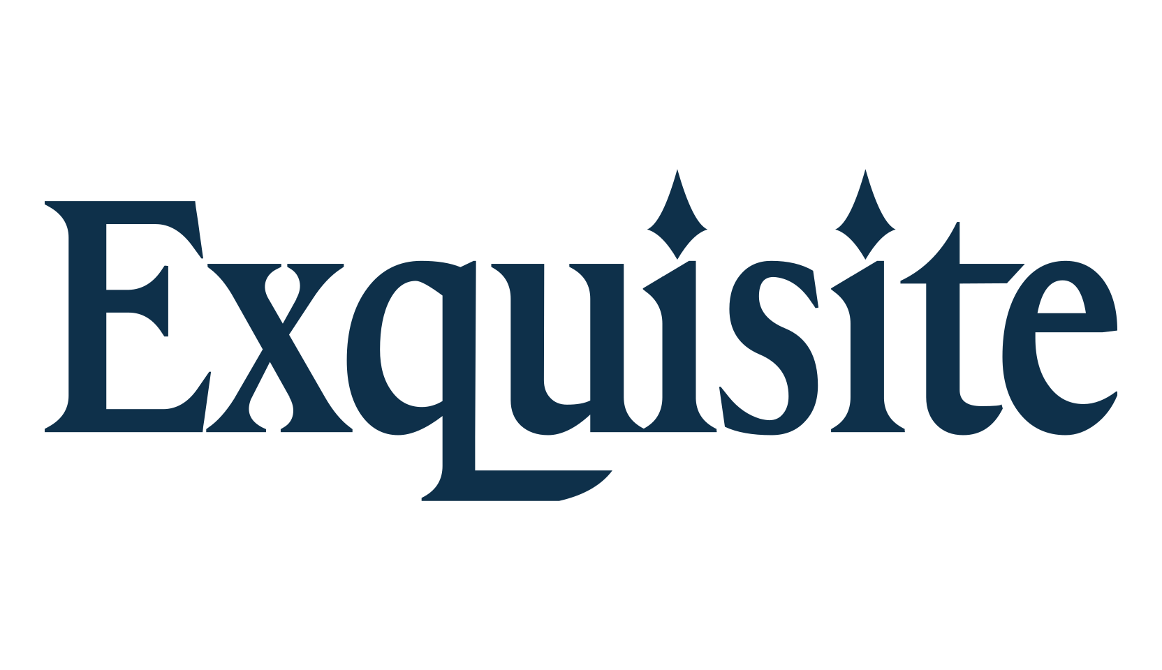 Exquisite, basic serif font preview