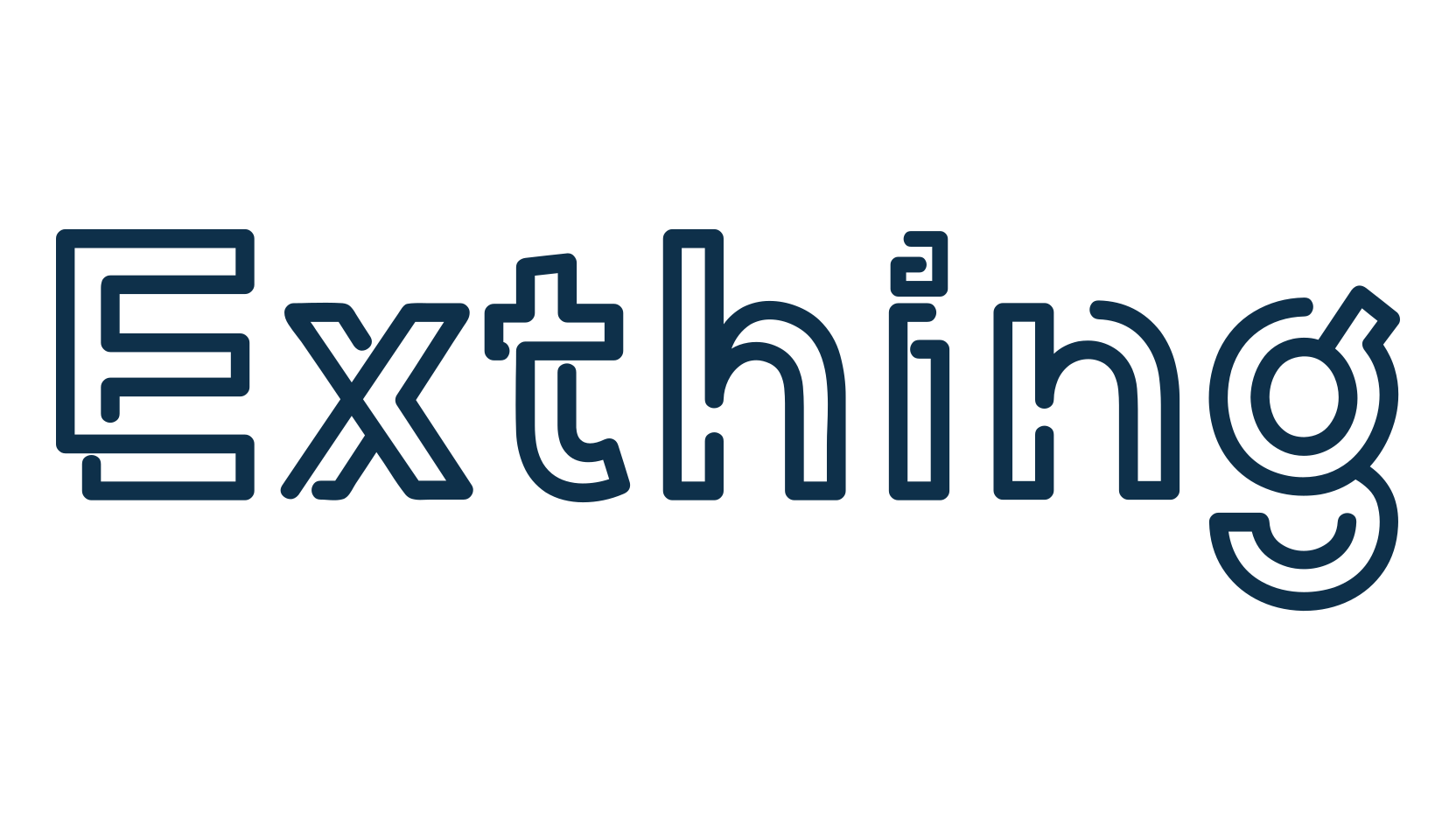 Exthing, various font preview