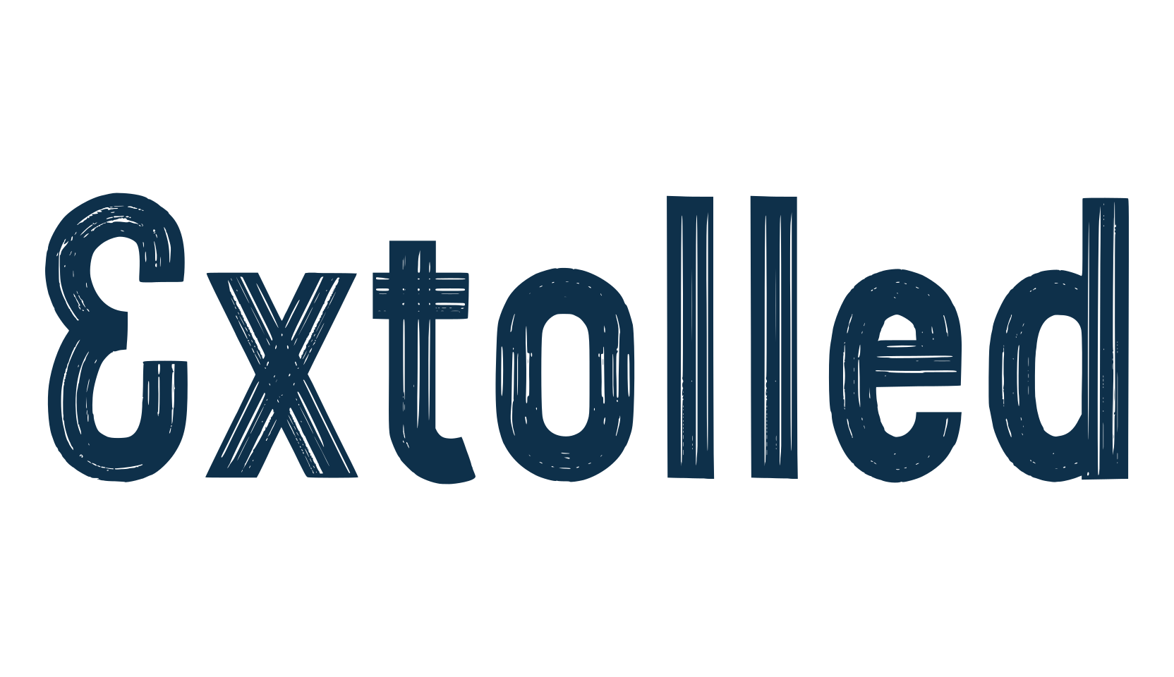 Extolled, script brush fancy decorative calligraphy font preview
