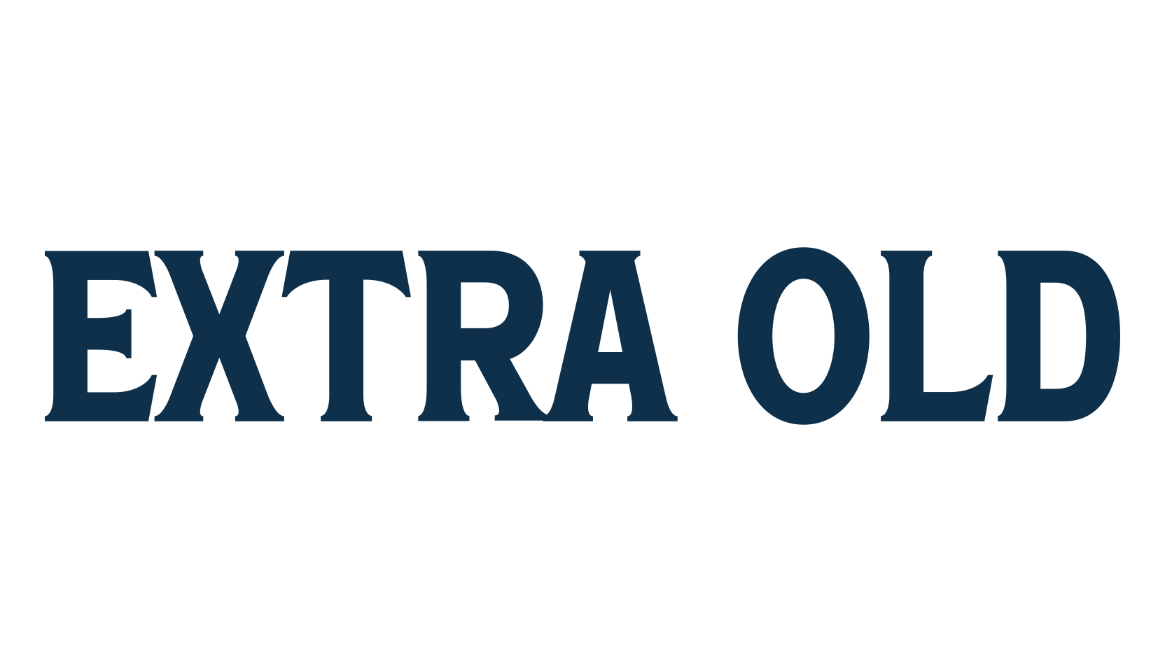 Extra Old, basic serif font preview