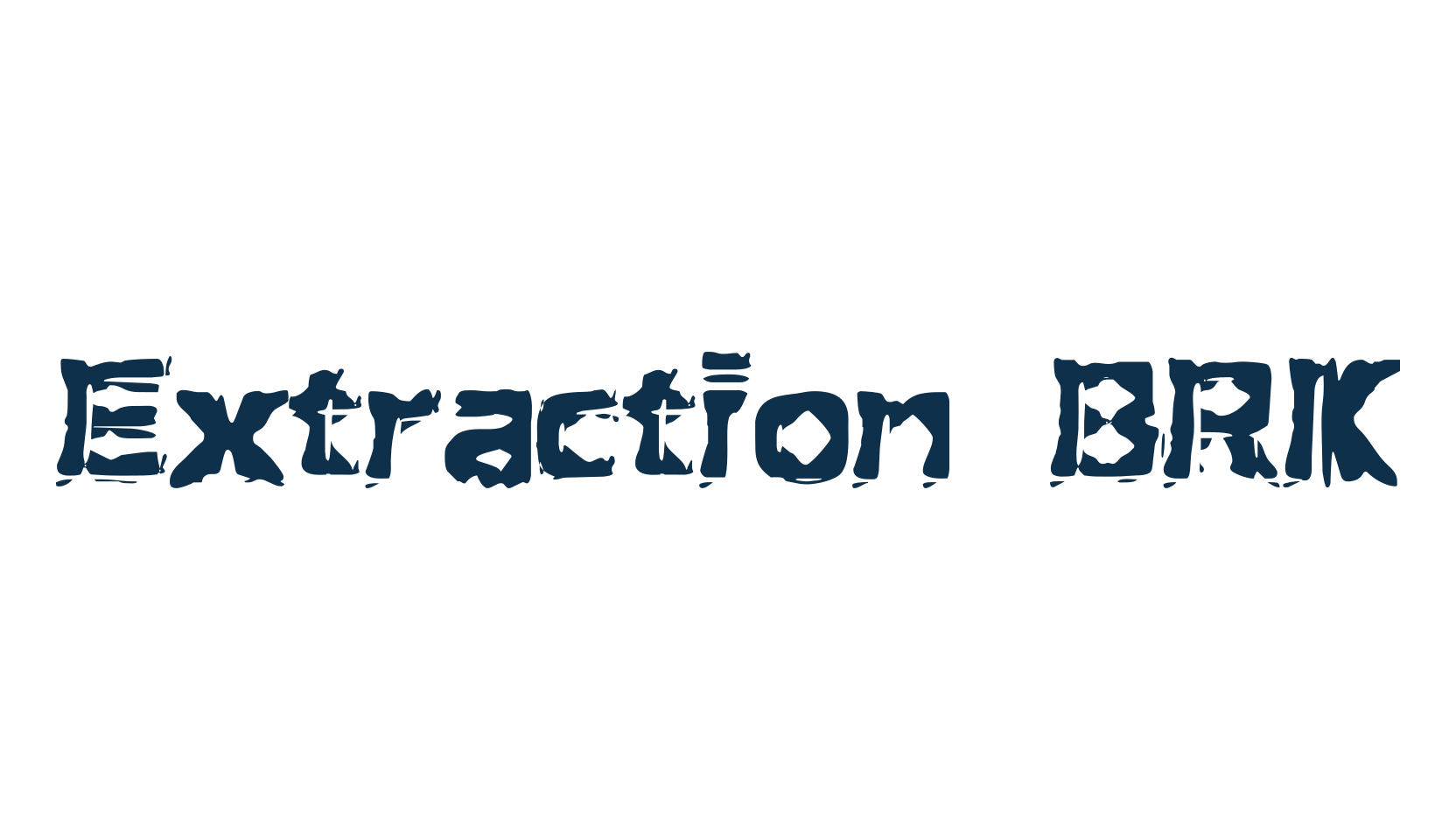 Extraction BRK, destroy font preview