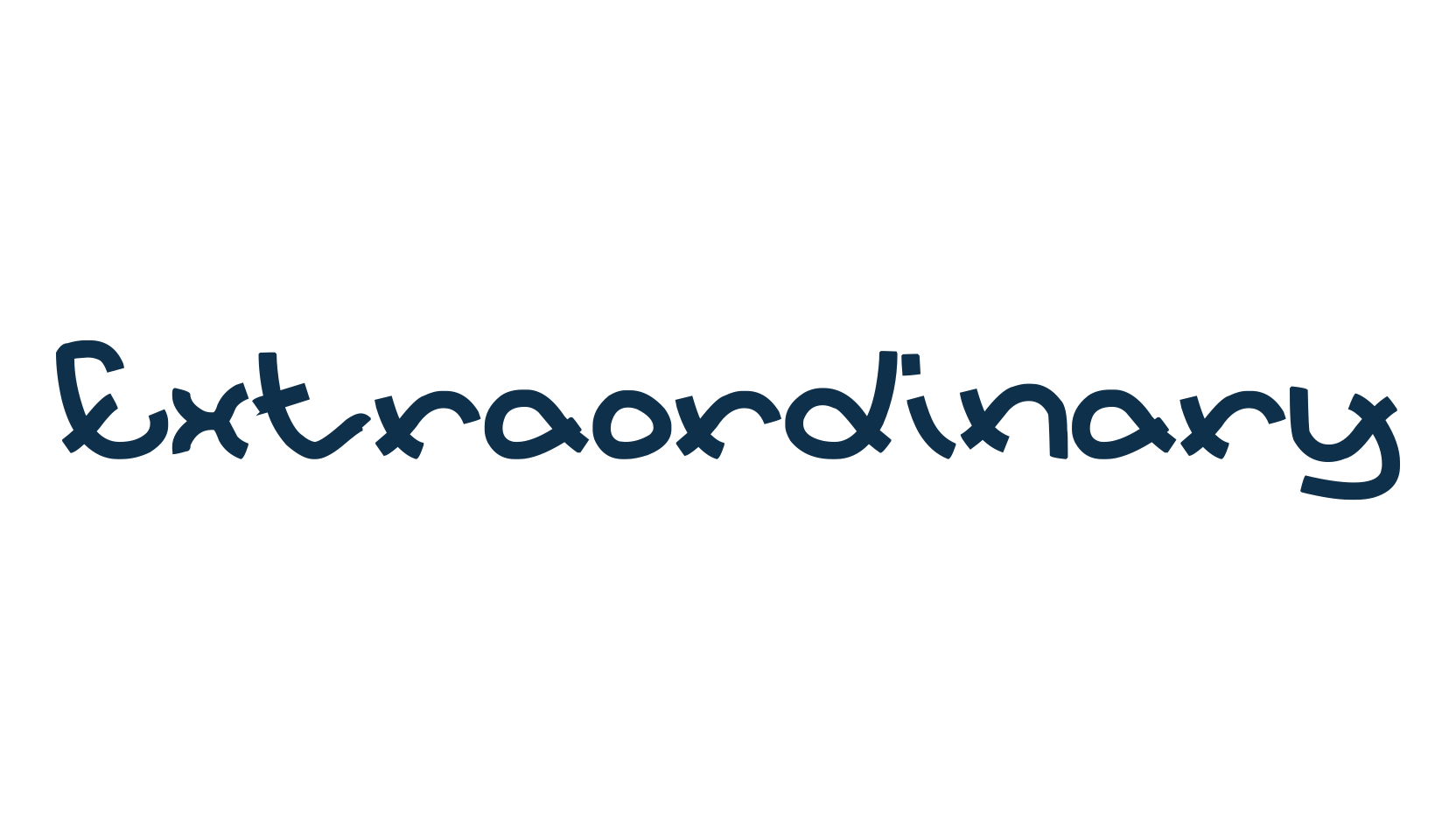 Extraordinary, display market font preview