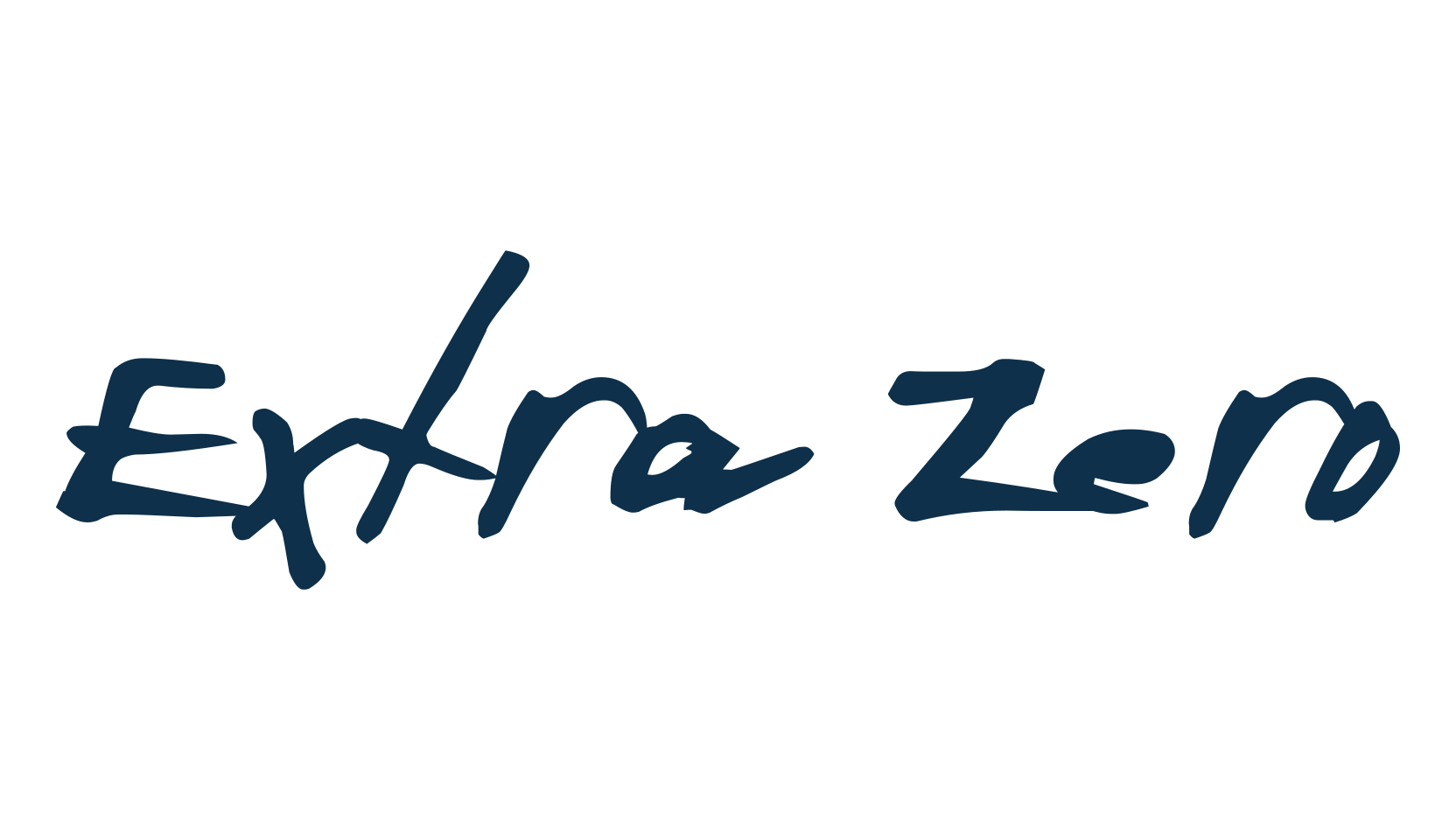 Extra Zero, handwriting font preview