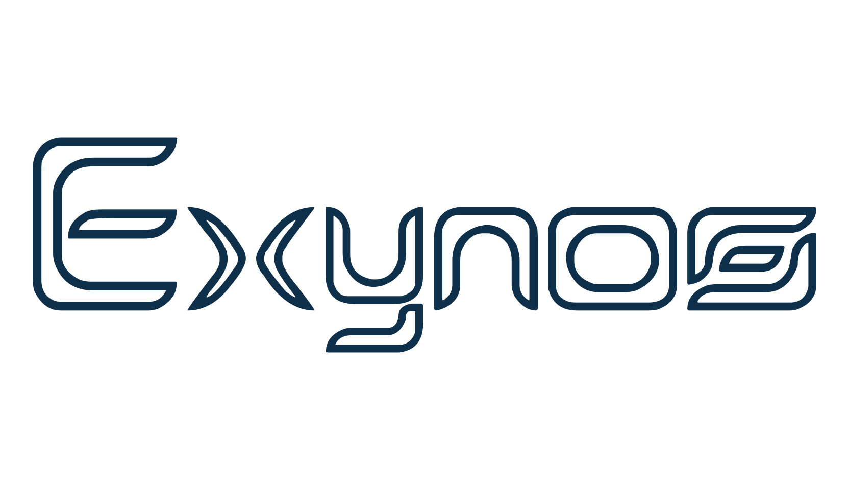 Exynos, fancy various techno sci-fi font preview