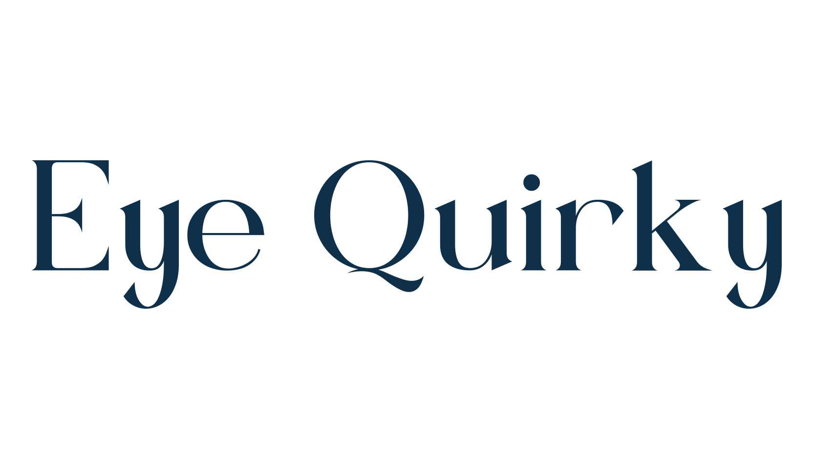 Eye Quirky, basic serif font preview
