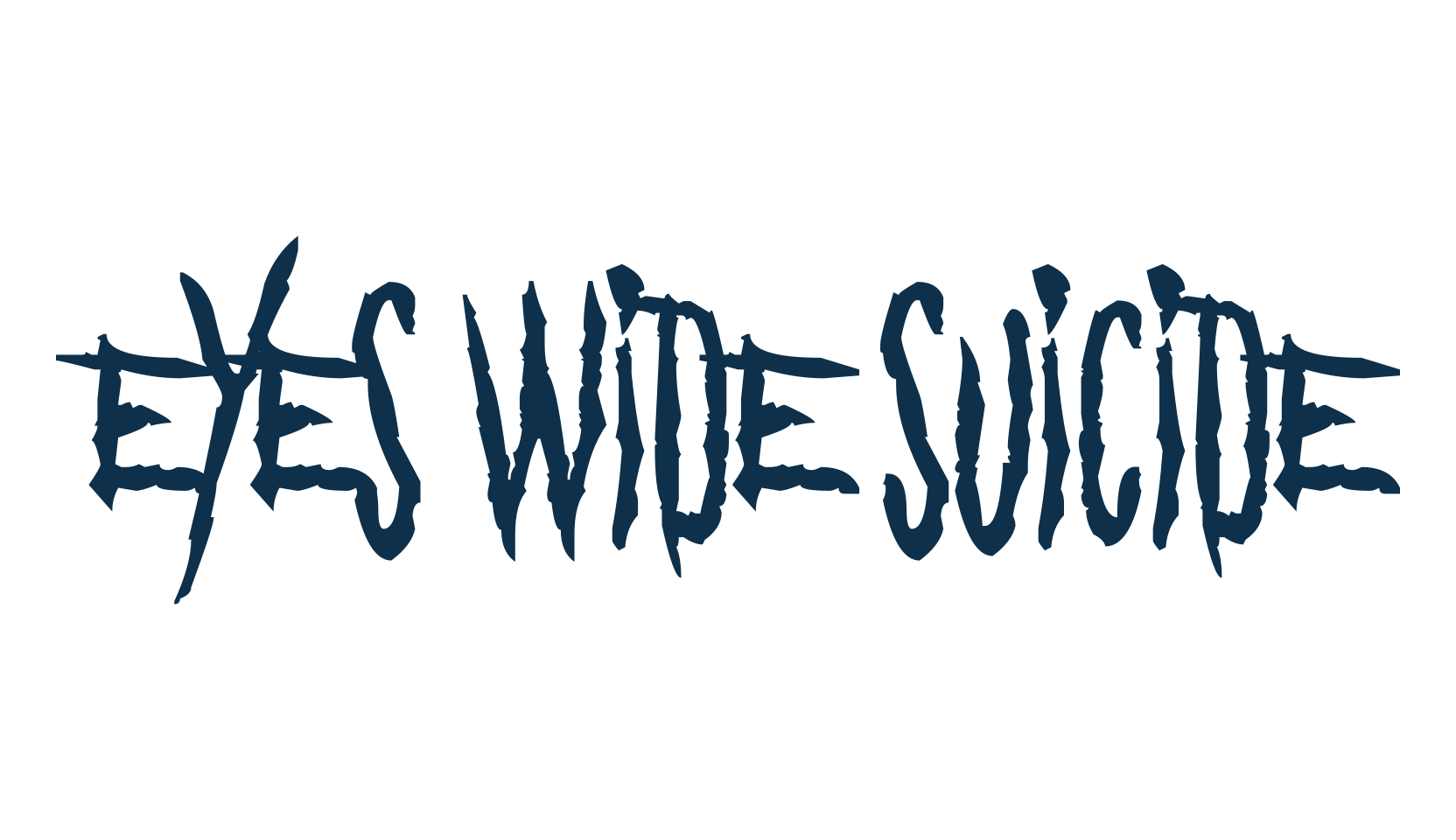 Eyes Wide Suicide, holiday halloween fancy decorative horror font preview