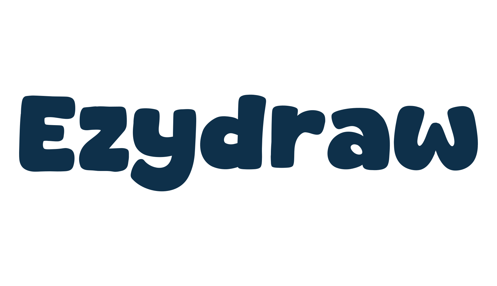 Ezydraw, fancy cartoon decorative font preview