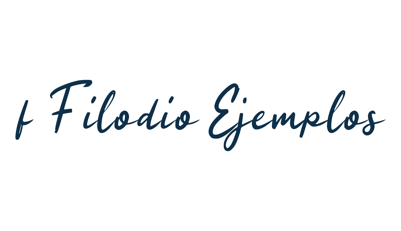 f Filodio Ejemplos, script handwritten fancy decorative calligraphy font preview
