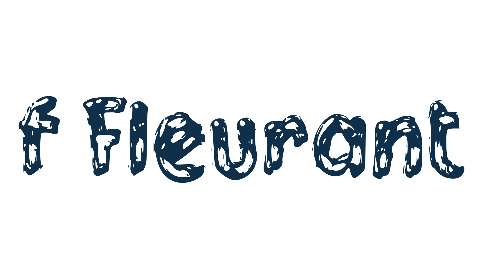 f Fleurant, script graffiti fancy decorative calligraphy font preview