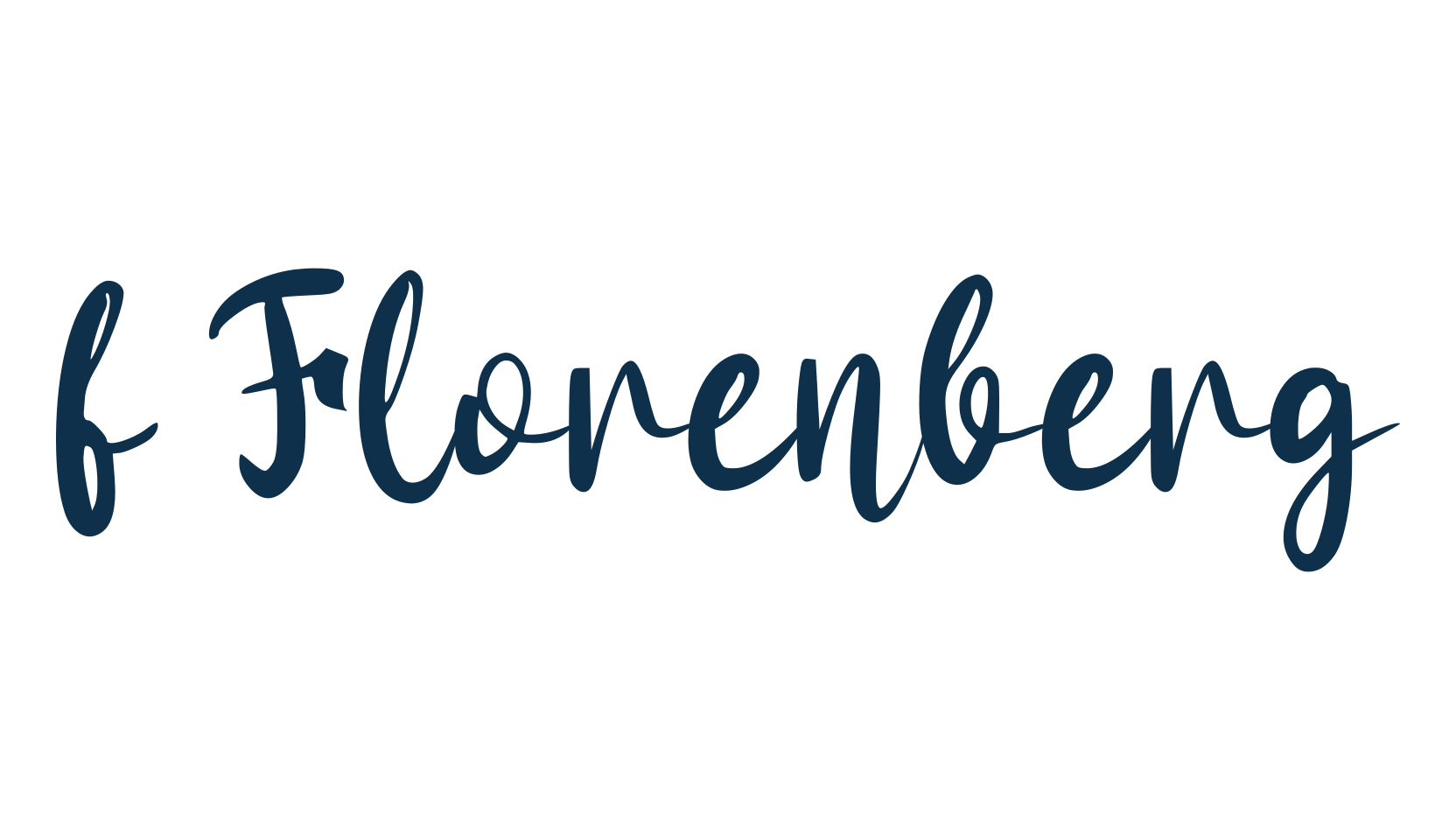 f Florenberg, script handwritten fancy decorative calligraphy font preview