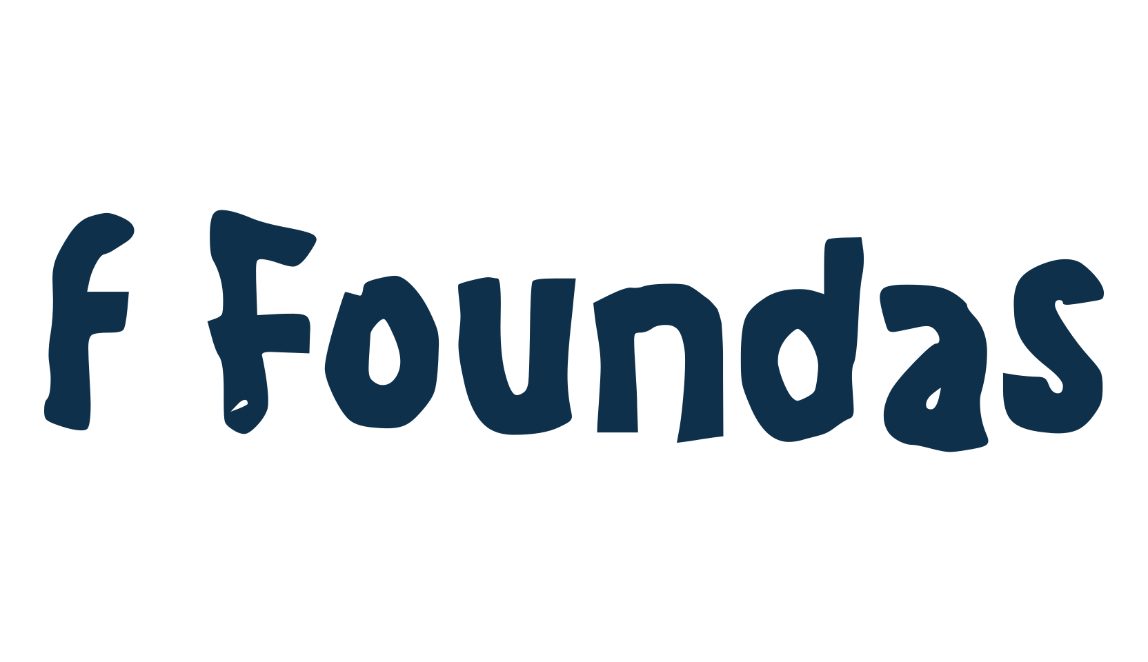 f Foundas, fancy various decorative font preview