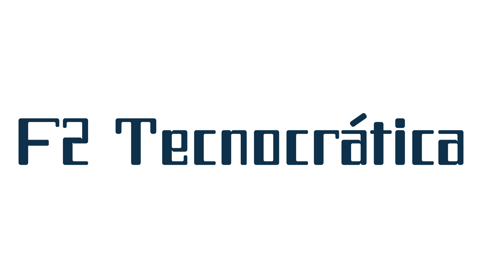 F2 Tecnocrática, fancy various techno sci-fi font preview