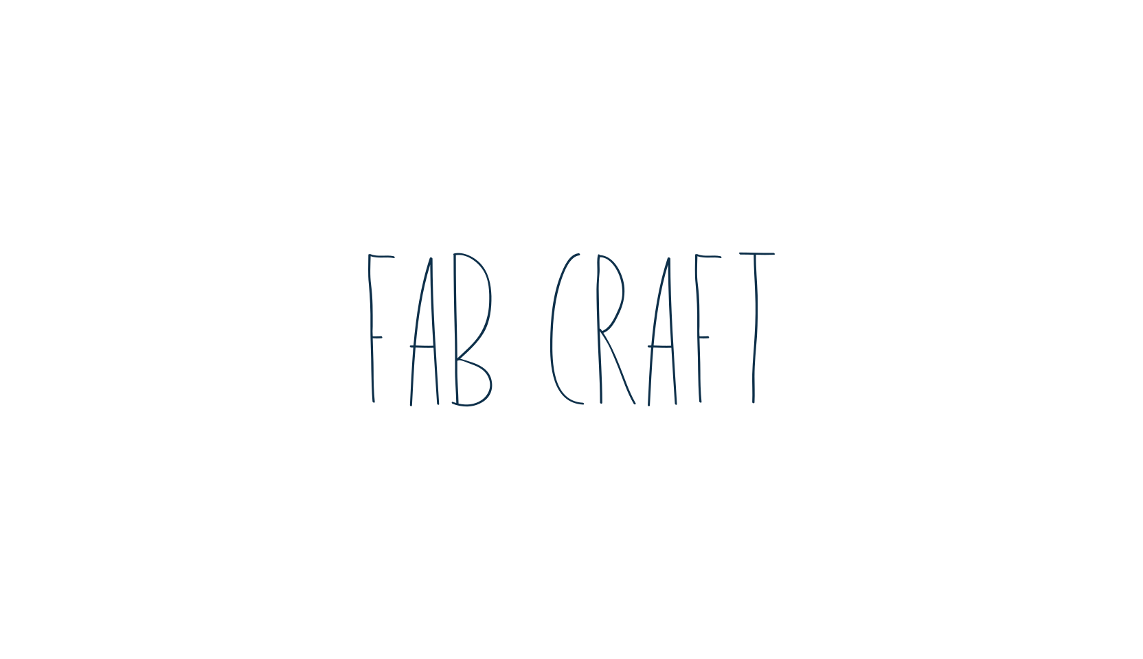 Fab Craft, handwriting font preview