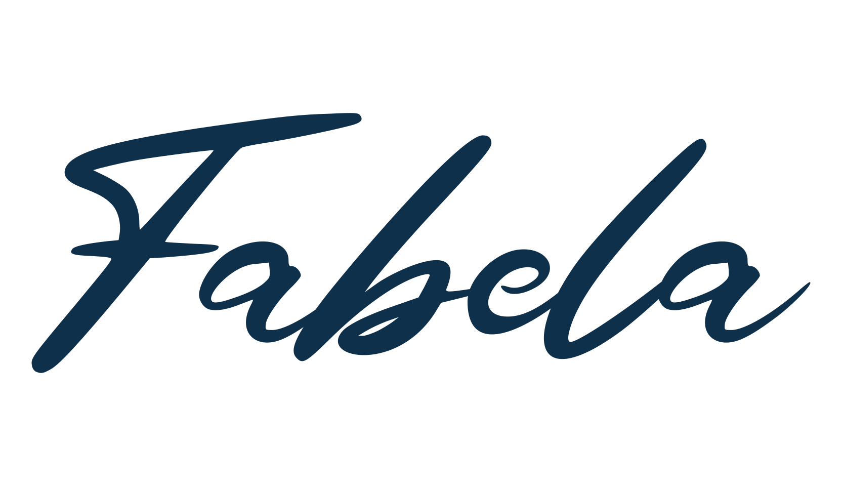 Fabela, handwriting font preview