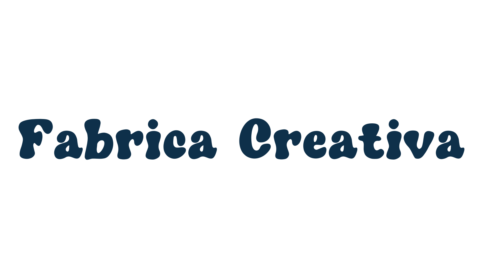 Fabrica Creativa, groovy font preview